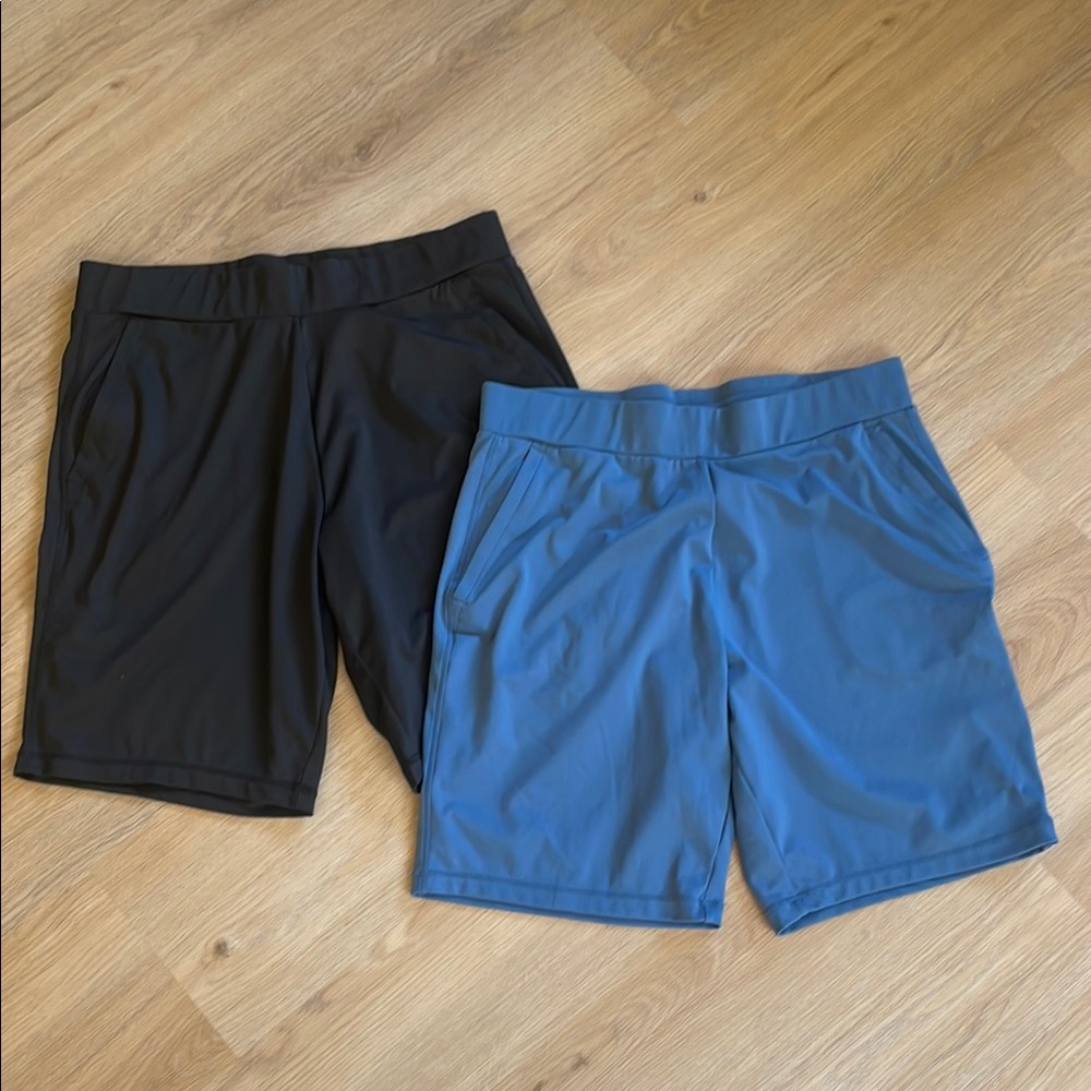 32 Degrees Men's Athletic Shorts - Black and Blue